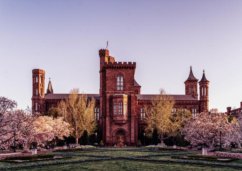 Smithsonian Castle in Springtime